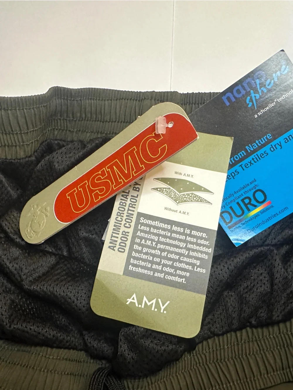 NWT NEW BALANCE USMC Olive Green Track Pants Size XL Long